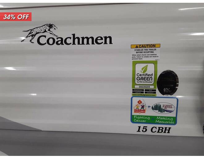 2023 Coachmen Clipper 3K Series 15CBH Travel Trailer at Hartleys Auto and RV Center STOCK# DLL132620 Photo 11