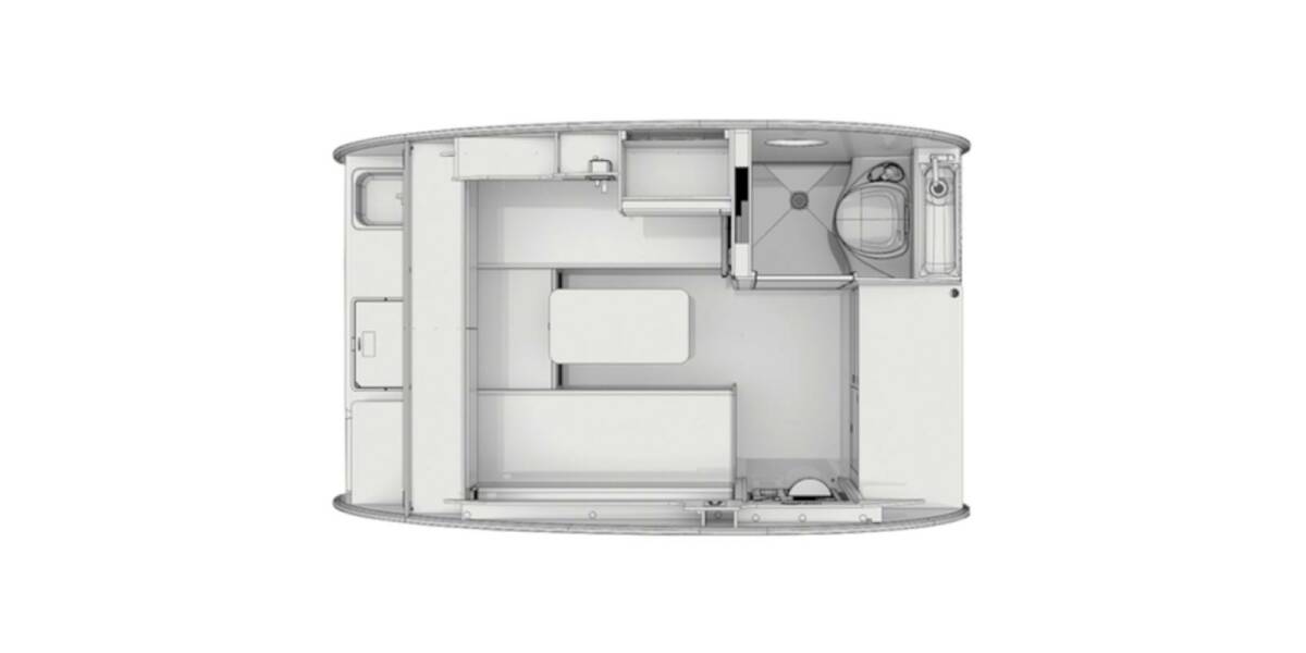 2021 nuCamp TAB 320CSS Travel Trailer at Hartleys Auto and RV Center STOCK# TCF001844 Floor plan Layout Photo