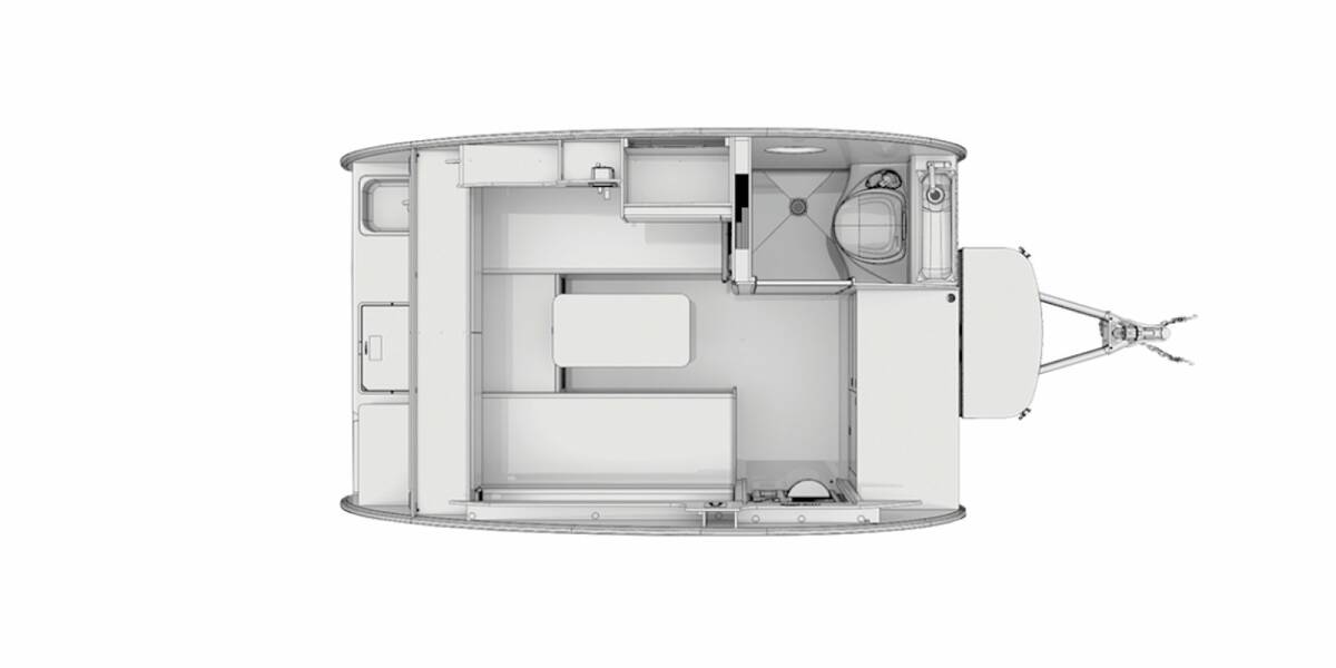 2020 nuCamp TAB 320CSS Travel Trailer at Hartleys Auto and RV Center STOCK# TCF000108 Floor plan Layout Photo