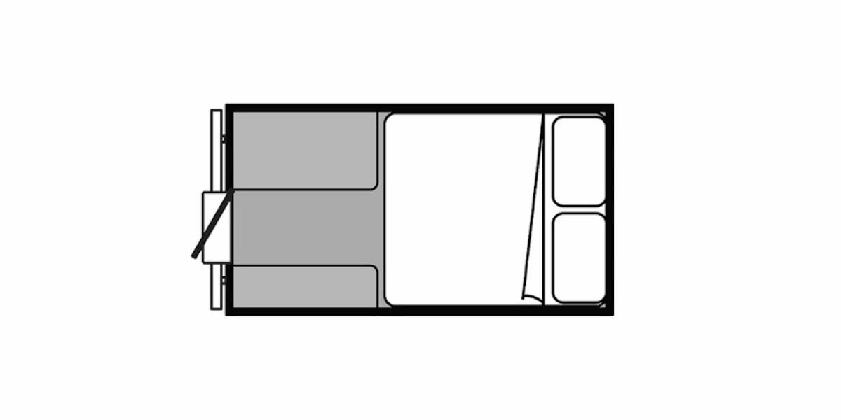 2020 Coachmen Clipper Express 9.0TD V PACKAGE Folding at Hartleys Auto and RV Center STOCK# 017638 Floor plan Layout Photo