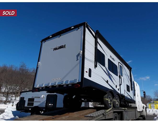 2021 Sunset Park Rush 24FB Travel Trailer at Hartleys Auto and RV Center STOCK# NP003811 Exterior Photo