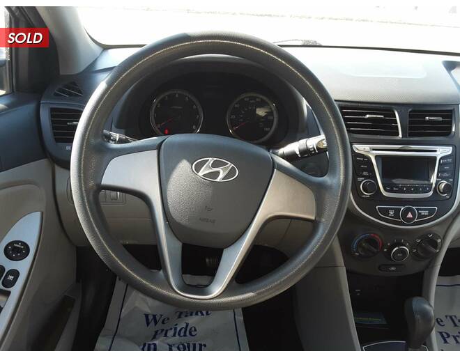 2016 Hyundai Accent 4 DOOR Passenger at Hartleys Auto and RV Center STOCK# 13RTBM012790 Photo 8