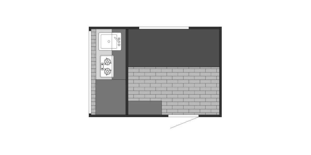 2022 Sunset Park SunRay 109 SPORT Travel Trailer at Hartleys Auto and RV Center STOCK# NP004765 Floor plan Layout Photo