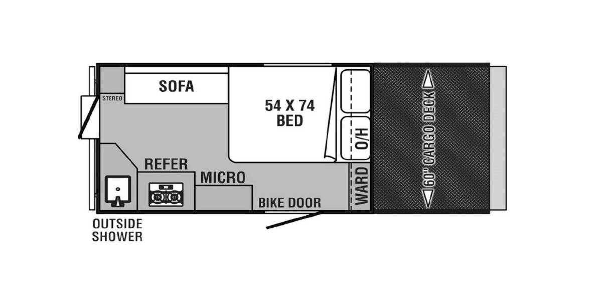 2022 Coachmen V-Trec V4 Folding at Hartleys Auto and RV Center STOCK# 020848 Floor plan Layout Photo