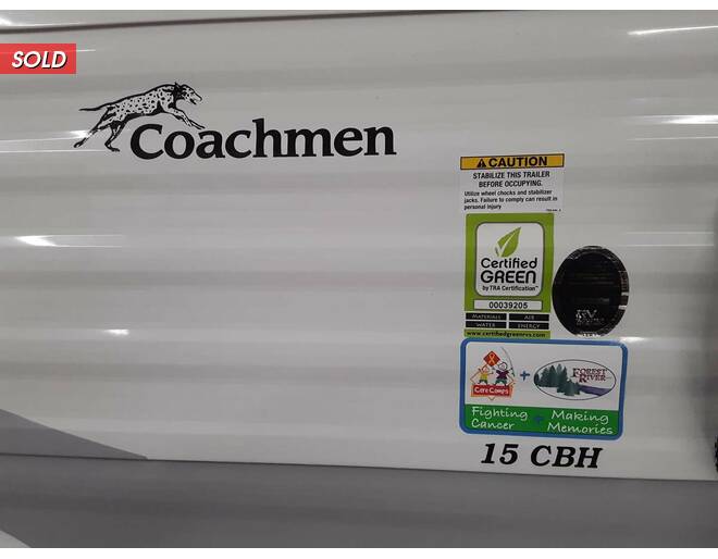 2023 Coachmen Clipper 3K Series 15CBH Travel Trailer at Hartleys Auto and RV Center STOCK# WF133119RT13 Photo 22